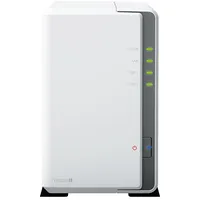 Synology Diskstation Ds223J Nas/Storage server Desktop Ethernet Lan White Rtd1619B
