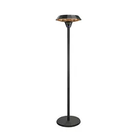 Tunabone Electric Standing Infrared Patio Heater Tb2068S-01 heater 2000 W Number of power levels 3 Suitable for rooms up to 20 m² Black Ip45