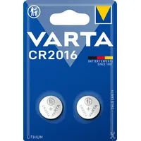 Varta Cr2016 battery, 3 V, 2 pcs, lithium 6016101402
