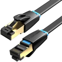 Vention Ethernet Rj45 Flat Network Cable  Ikcbg, Cat.8, U/Ftp, 1.5M Black
