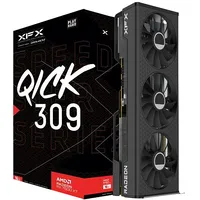 Xfx Speedster Qick309 Radeon Rx 7600Xt Qick Gaming Graphics Card with 16Gb Gddr6 Hdmi 3Xdp, Amd Rdna 2