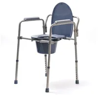 A-Lan Height adjustable foldable toilet chair
