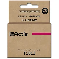 Actis magenta ink cartridge for Epson printer T1813 replacement
