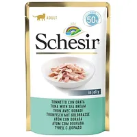 Agras Pet Foods Schesir in jelly Tuna with sea bream - wet cat food 50 g
