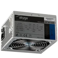 Akyga Ak-B1-600 power supply unit 600 W 204 pin Atx Gray
