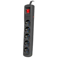 Armac Surge Protector Arc5 3M 5X French Outlets Black