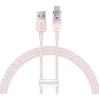 Baseus cable Usb A to Type C Pd 100W Explorer Cats010404 1 m pink