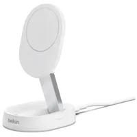 Belkin Boostcharge Qi2 15W magnetic charger, white, without Psu
