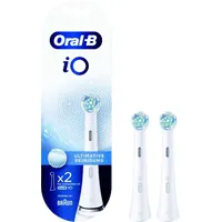 Braun Oral-B iO Ultimative Reinigung 2Er Aufsteckbürsten weiß