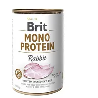 Brit Mono Protein Rabbit Wet Food For Dogs 400G
