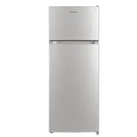 Candy  Refrigerator Cdg1S514Es Energy efficiency class E Free standing Double Door Height 142.8 cm Fridge net capacity 170 L Freezer 41 dB Silver