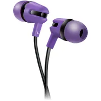 Canyon Stereo earphone with microphone, 1.2M flat cable, Purple, 221212Mm, 0.013Kg