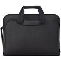 Delsey 2-Cpt Laptop bag/backpack 15.6 And quot Black
