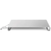 Desire2 View Monitor Usb Stand 3X Usb-A, 1X Type-C, Silver