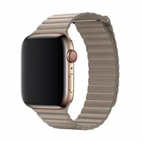Devia Elegant Leather Loop44Mm for Apple Watch stone