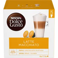 Dolce Gusto Nescafe Latte Macchiato, 15  capsules. 343.5G 12416207
