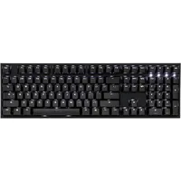 Ducky One 2 Backlit Pbt Gaming Keyboard, Mx Silver, White Led - Black