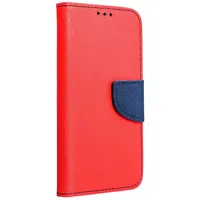 Fancy Book case for Iphone 15 Pro Max red / navy