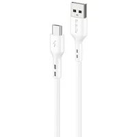 Foneng X36 Usb to Micro Cable, 2.4A, 1M White
