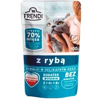 Frendi Pieces in sauce with fish - wet cat food 100 g
