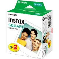 Fujifilm Instax Square Glossy Instant film 2X10Pl Quantity 20, 86 x 72 mm