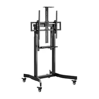 Gembird Tv rack with a 55-100 inches mobile height adjustment
