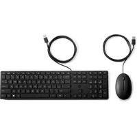 Hp Wired Desktop 320Mk Mouse And  Keyboard - Swiss