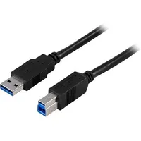 Intos Inline 5.0 m Usb 3.0 A to B, male cable, black 35350
