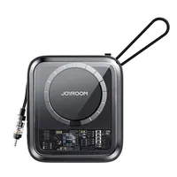 Joyroom Magnetic Powerbank  Jr-L007 Icy 10000Mah, Lightning Black 10 4 pcs For Free
