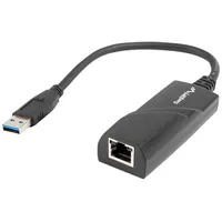 Lanberg Nc-1000-01 cable interface/gender adapter Usb-A Rj-45 Black
