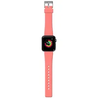 Laut Strap for Active Apple smart watch 42Mm, silicone, coral pink
