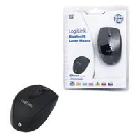 Logilink Maus Laser Bluetooth mit 5 Tasten Mouse wireless Black