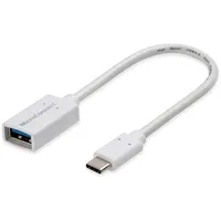 Microconnect Usb-C to Usb3.0 A adapter,  0.2M White, for synching and