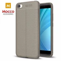 Mocco Litchi Pattern Back Case Silicone for Samsung G965 Galaxy S9 Plus Grey