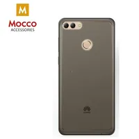 Mocco Ultra Back Case 0.3 mm Silicone for Huawei P20 Transparent-Black