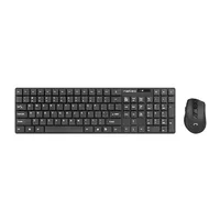 Natec Keyboard and Mouse  Stringray 2In1 Bundle Set Wireless Batteries included Us connection Black