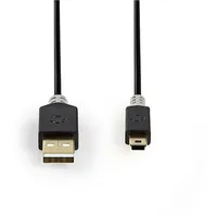 Nedis Ccbp60300At20 Cable Usb 2.0  Usb-A Male Mini-B 5 pin 480 Mbps