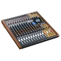 No name Tascam Model 16 audio mixer channels 20 - 30000 Hz Black, Gold, Wood
