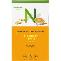Nutrilett Vlcd Vegan Carrot Soup meal replacement soup, 35 g, 5-Pack 07070866035556
