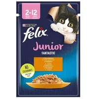 Purina Nestle Felix Fanstastic Junior - wet cat food 85 g
