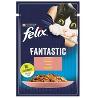 Purina Nestle Felix Fantastic with salmon in jelly - wet food for cats 85G
