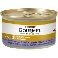 Purina Nestle Gourmet Gold - Savoury Cake with Lamb and Green Beans 85G
