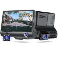 Roger 3In1 Car video recorder with integrated front / rear inside camera  Full Hd 170 degree view