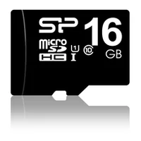 Silicon Power Micro Sdcard 16Gb Sdhc Class 10 w/Ad. Ret. Sp016Gbsth010V10Sp