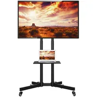 Techly Mobile stand for Tv 37-70 inches, 50 kg, 2 shelves
