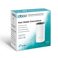 Tp-Link Ac1200 Whole Home Mesh Wifi System Deco M4 1-Pack 802.11Ac 867300 Mbit/S 10/100/1000 Ethernet Lan Rj-45 ports 2 Support Yes Mu-Mimo No mobile broadband Antenna type 2Xinte
