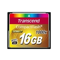 Transcend 16Gb Compactflash Card 1000X