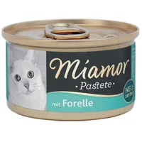 Wader Miamor Meat pate for cats, trout, 85G
