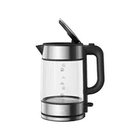 Xiaomi Electric Glass Kettle, 2200W, 1.7L, Glass, 360 Rotational Base, Black/Stainless Steel