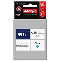 Activejet Ah-953Crx ink for Hp printer 953Xl F6U16Ae replacement Premium 25 ml cyan
